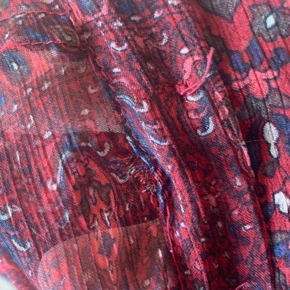 Converse All Star sheer button down shirt. Medium - Picture 4 of 15